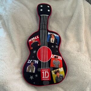 Rare One Direction Guitar Pillow